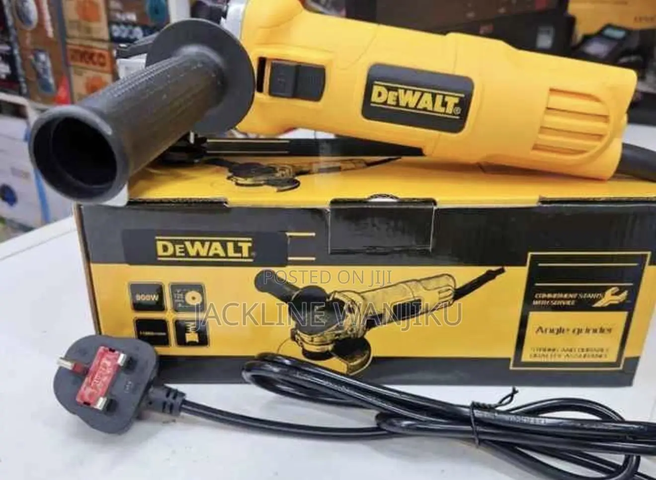 Dewalt 4" Electric Angle Grinder - 840w, Adjustable Speed,