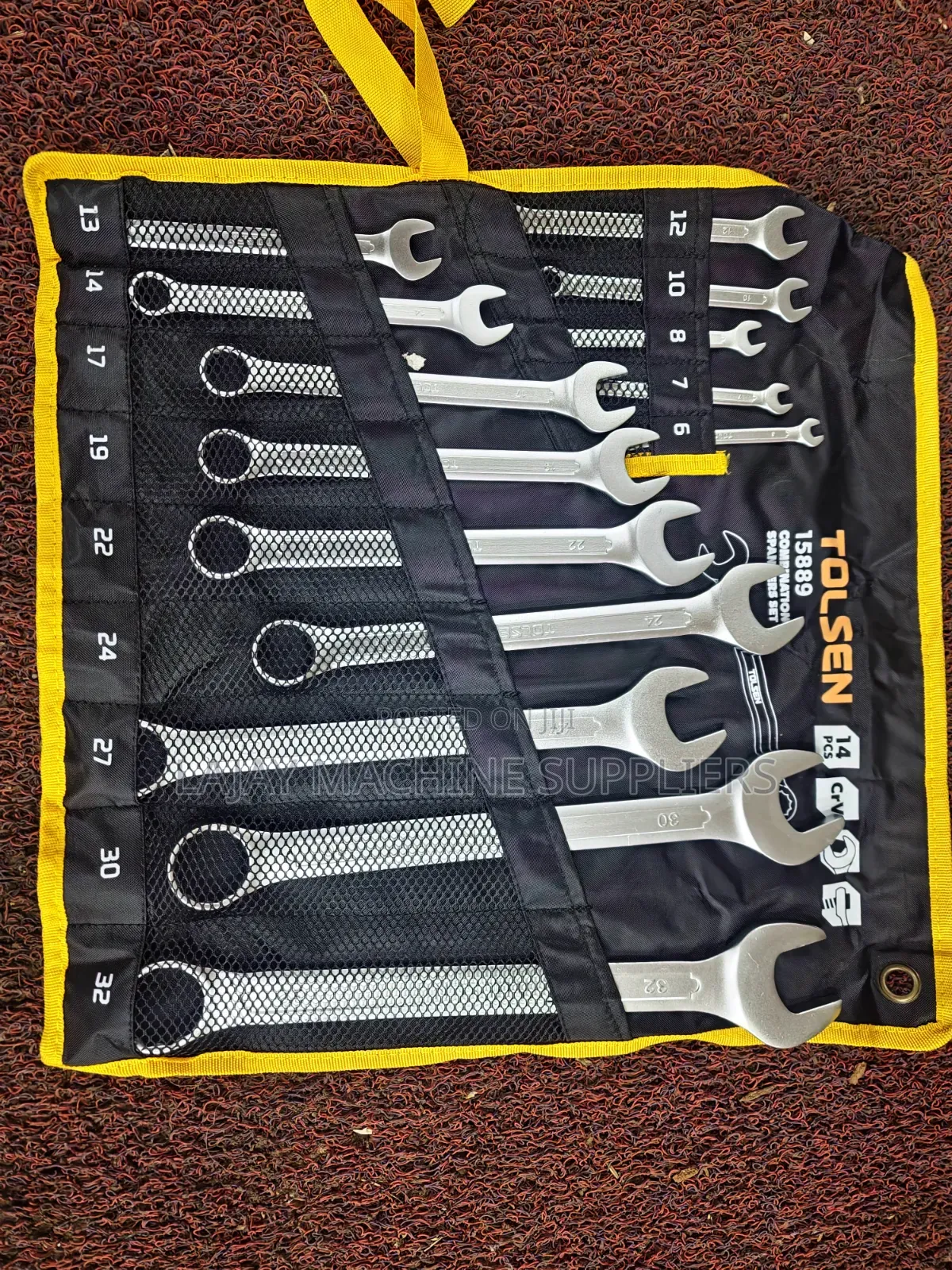 Tolsen Germany 14pcs Combination Spanner Set (Model 15889)