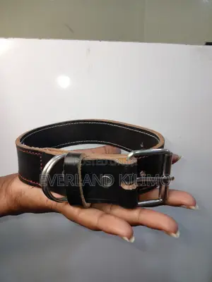 Brown Leather Dog Collar