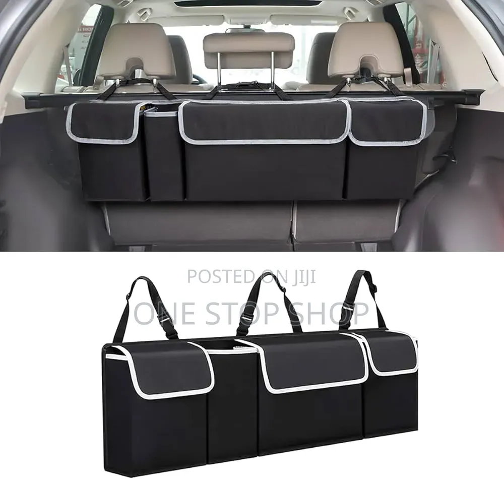Trunk Hanging Multi Pocket Organizer Hangs on Headrest