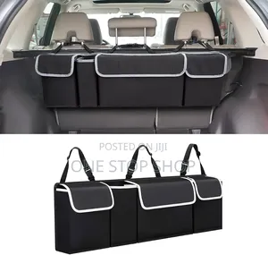 Trunk Hanging Multi Pocket Organizer Hangs on Headrest