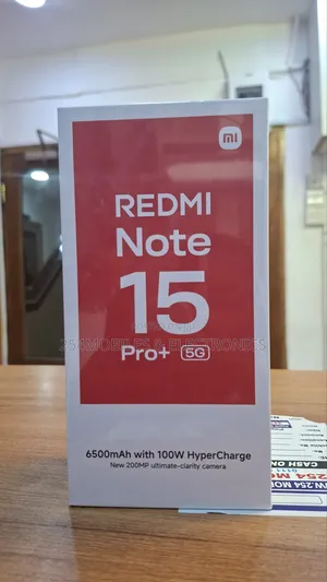 New Xiaomi Redmi Note 15 Pro+ 512 GB Black