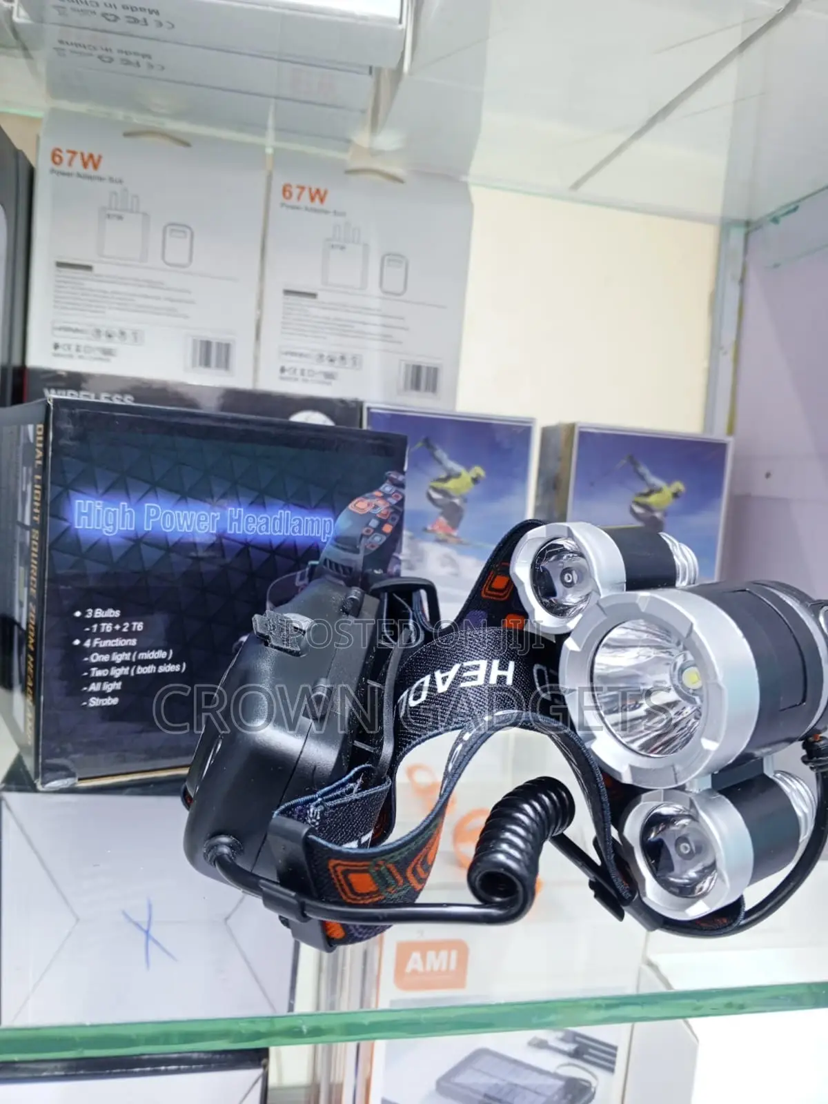 Waterproof T6 Led Headlamp Zoom Focus Camping Light