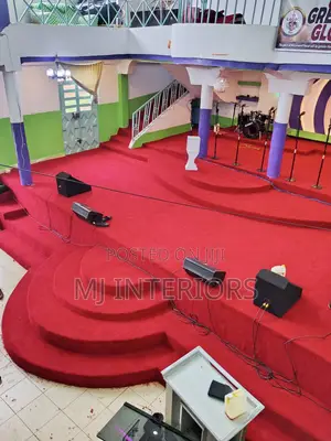 Elegant Red Vip Carpet for Church Devotional Spaces