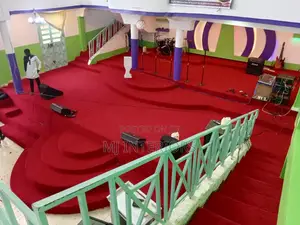 Red Vip Carpet for Church Pastor Platform Decoration