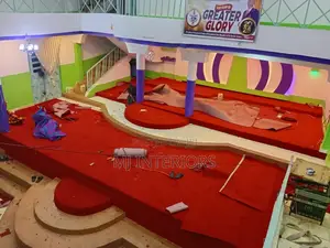 Soft Red Usa Carpet for Church Family Hall Flooring