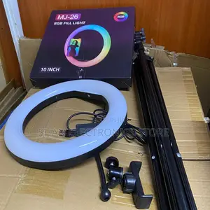 10 Inch RGB Ring Light With Stand, Ring Light