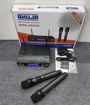 Ahuja Awm-495v2 Dual Pa Wireless Microphone