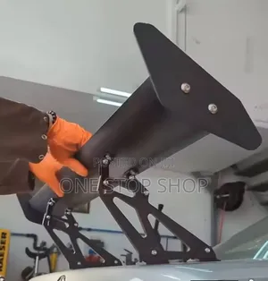 Universal Adjustable Aluminum Car Spoiler Double Wing