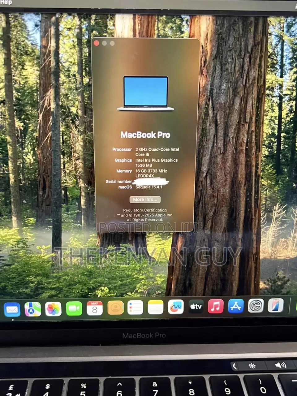 Laptop Apple MacBook Pro 2020 16GB Intel Core i5 SSD 1T
