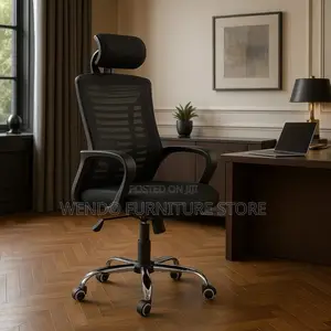 Office Chair : Ergonomic Black Mesh Office Chair