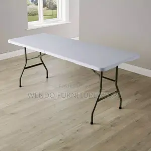 Office Table : Home Source 6ft Folding Trestle Table