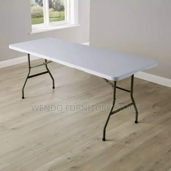 Office Table : Home Source 6ft Folding Trestle Table