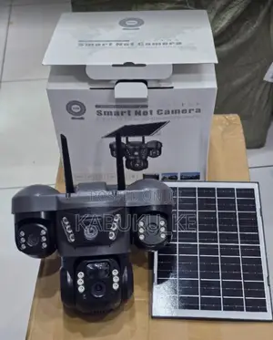 V380 Pro Triple Lens 4g Solar Camera CCTV Security Camera
