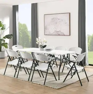 Office Table : Home Source 6ft Folding Trestle Table