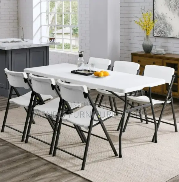 Office Table : Home Source 6ft Folding Trestle Table