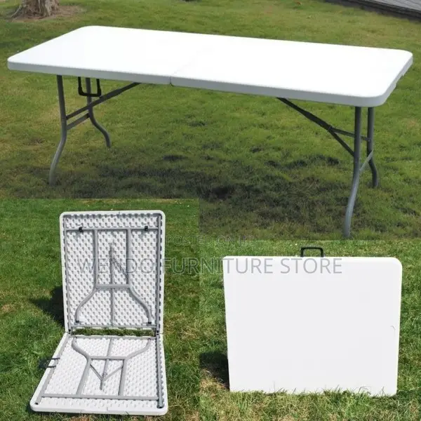 Office Table : Home Source 6ft Folding Trestle Table