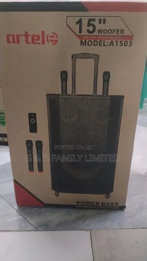 Artel 15 Inch Rechargeable Portable Speaker