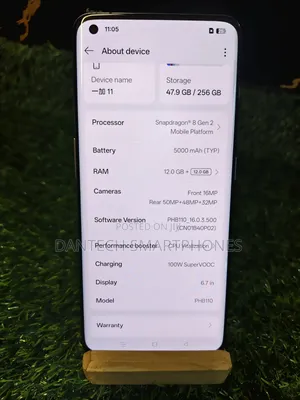 OnePlus 11 256 GB Gray