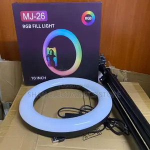 New, 10 Inch Photography Lighting RGB Led Soft Ring Light