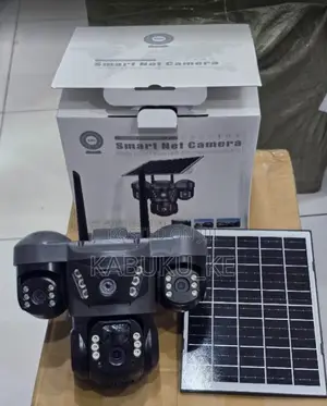 Triple Lens 4g Solar PTZ CCTV Camera With 4g Lte Sim Card Slot