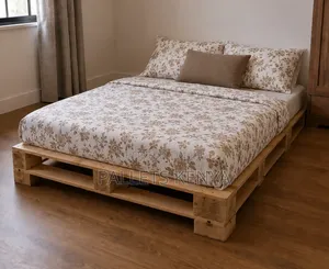 4×6 Pallet Bed – Wooden Affordable, Strong Space-Saving.
