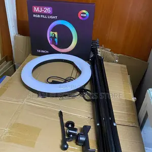 Led 10 Inch Multi Color RGB Led Soft Ring Light With Tripod Stand