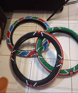 Traditiona Maasai Cultural Decorative Beadwork Antislip Steering Cover