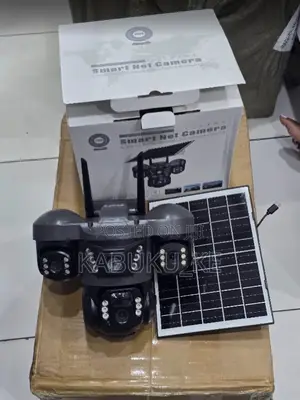 Triple Lens 4g Solar Security Camera - Waterproof + Night Vision