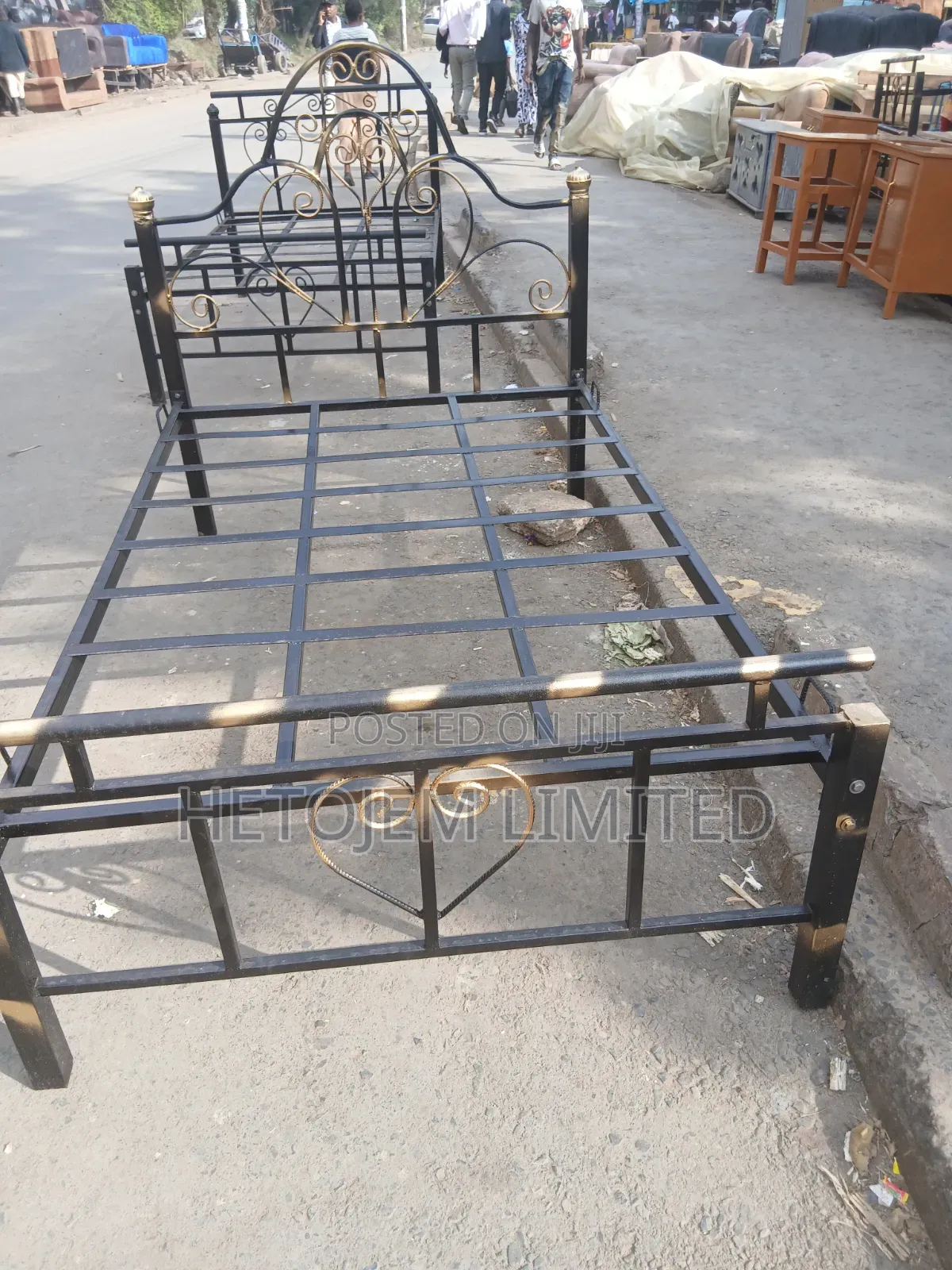 Modern Metallic Beds Available