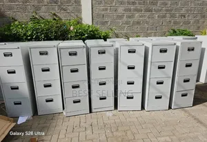Pressed 4 Drawers Metallic File Cabinet