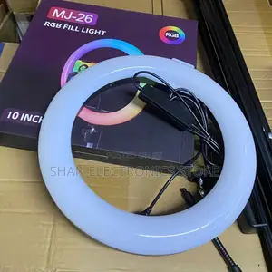 Brand New 10-Inch Multicolor 10" RGB Led Ring Light Kit With Tripod <
