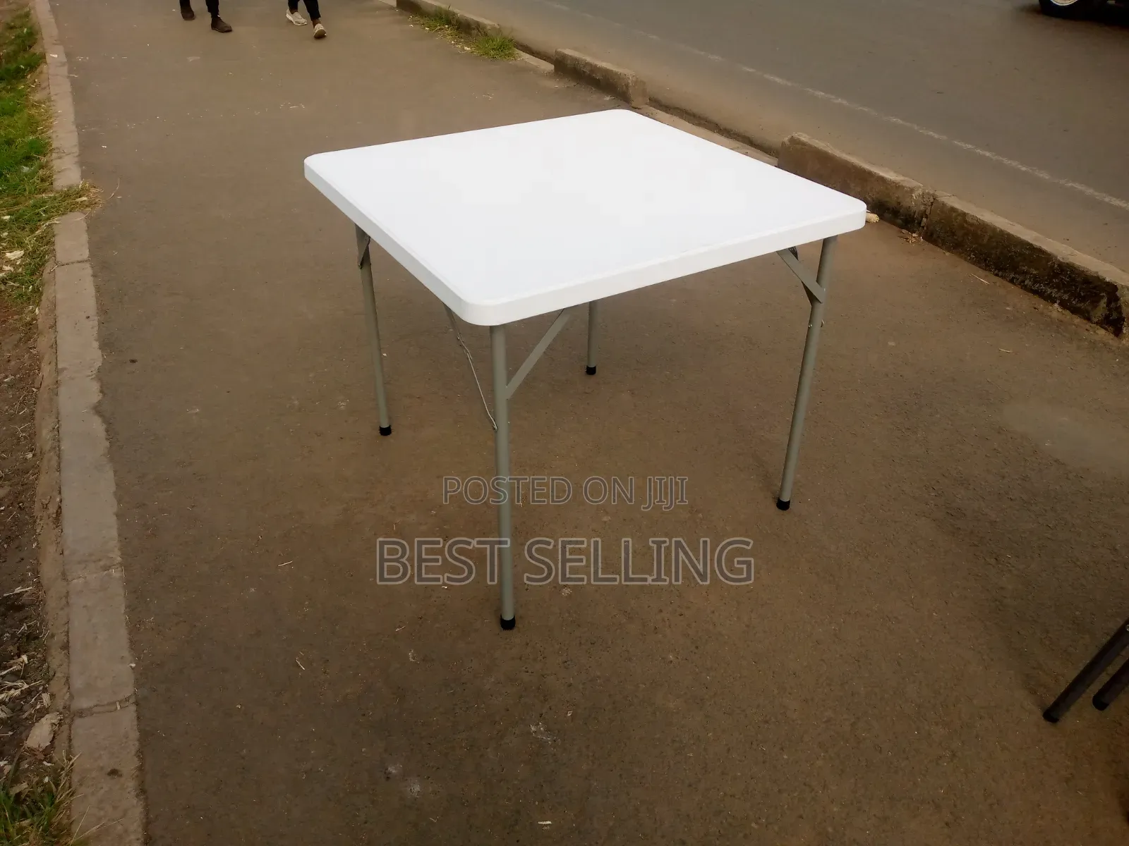 White Square Folder Table
