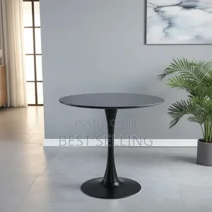 Metallic Base Round Table