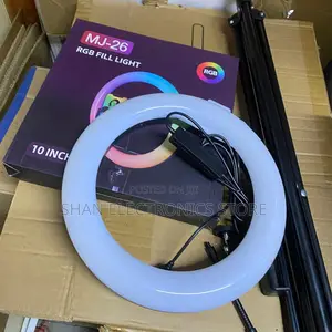 Quality .Portable 10-Inch RGB Led Ring Light Dimmable Fill Light