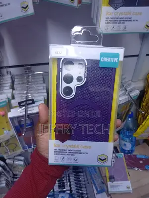 Creative Ice Crystals Case Packaged for the Samsung Galaxy S23 Ultra