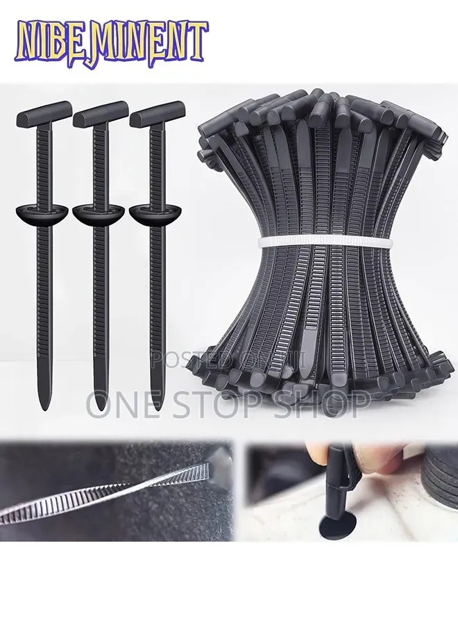 10pc Set Tie Wrap Button Fasteners for Automotive Repair