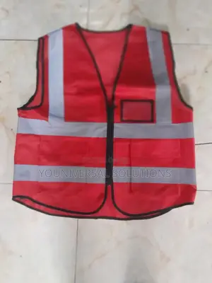 Reflectors Heavy Duty Reflective Jacket With Zip And Pockets