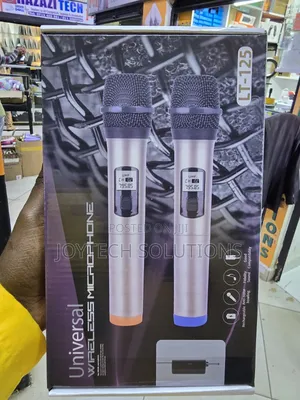 Lt-125 Rechargeable Wireless Dual Microphones - Uhf Crystal Clear