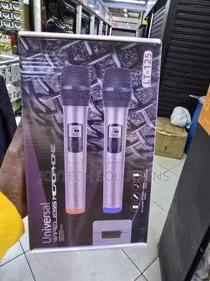 Dual Wireless Uhf Microphones Lt-125 (Rechargeable Receiver)