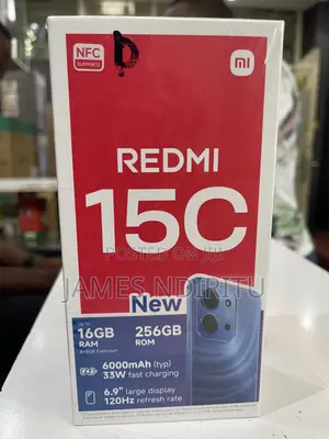 New Xiaomi Redmi 15C 4G 256 GB Black
