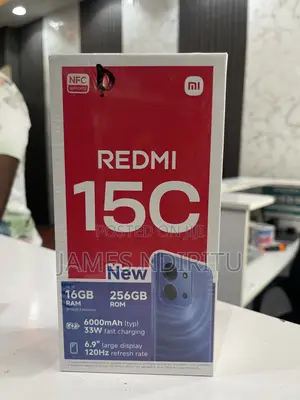 New Xiaomi Redmi 15C 4G 256 GB Black