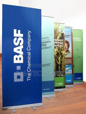 Clean Narrow Base Roll Up Printing