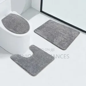 3pc Bathroom Mat/Toilet Mat