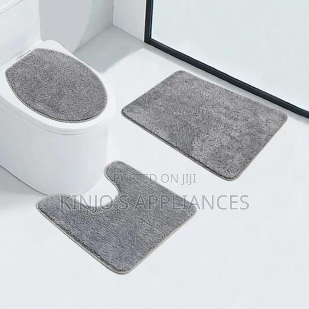 3pc Bathroom Mat/Toilet Mat - main view