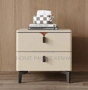 Bedside Stand: Wooden Bedside Table With 2 Drawers