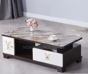 Coffee Table: Modern Marble Style Coffee Table