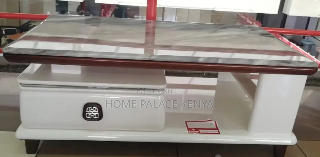 Coffee Table: Modern Marble Style Coffee Table