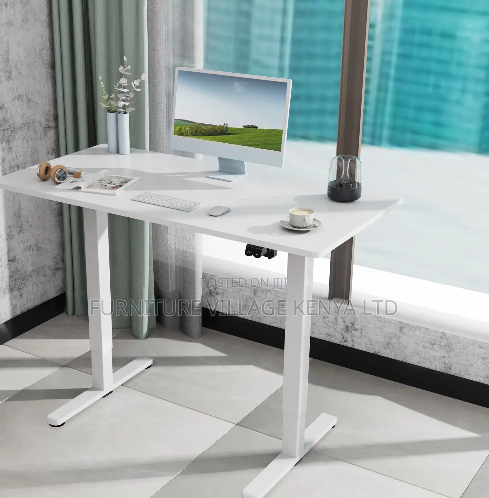 1200mm Electrically Adjustable Standing Home Desk.