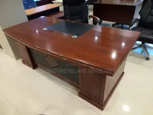 1600mm Mahogany Imported Boss L-Shape Table